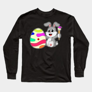 Rabbit Easter Easter egg Painting Long Sleeve T-Shirt